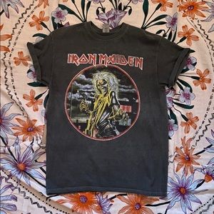 iron maiden tee
